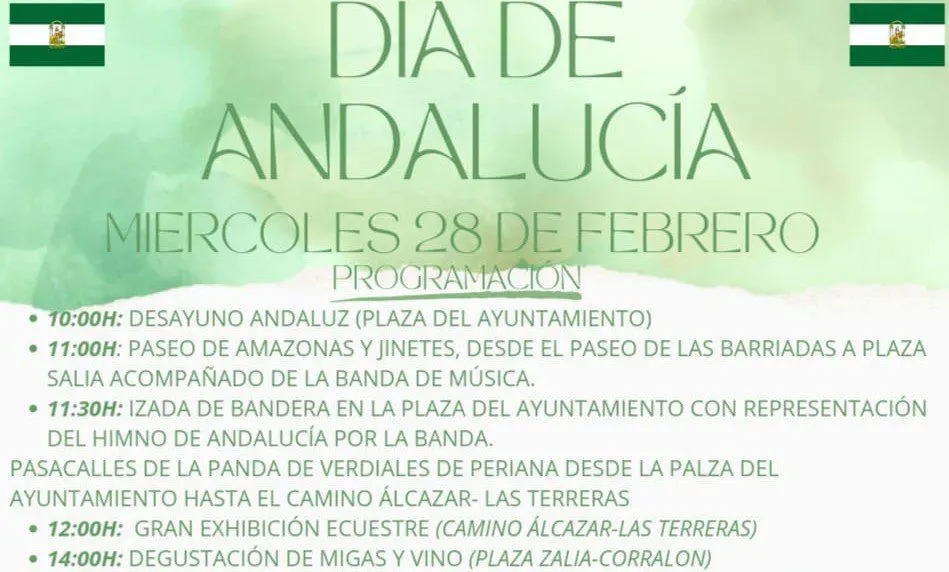 Alcaucín celebra el Día de Andalucía con una exhibición ecuestre, gastronomía y música