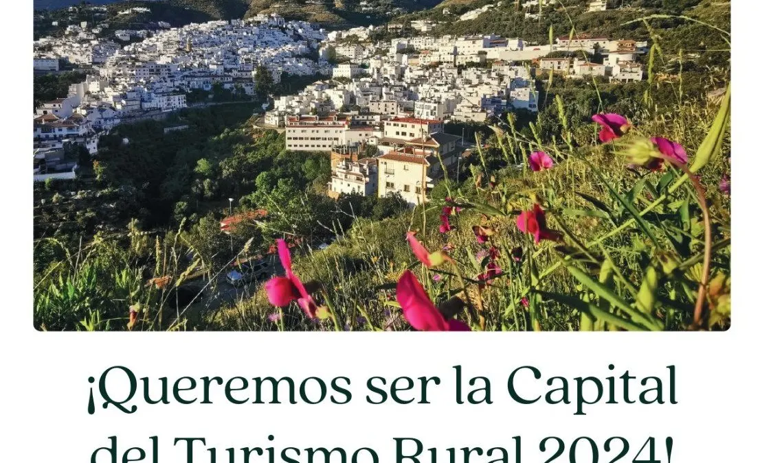 Cómpeta es uno de los diez finalistas aspirante a ser la Capital del Turismo Rural 2024