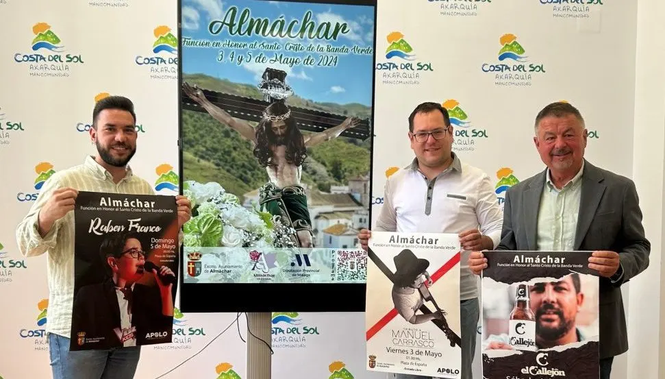 Almáchar celebra este fin de semana las Fiestas en Honor al Santo Cristo de la Banda Verde