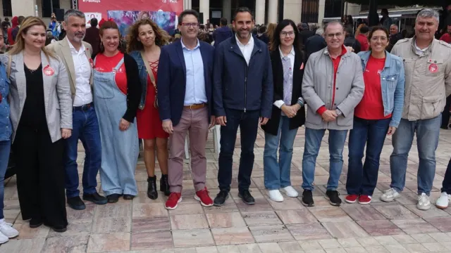 El PSOE reivindica en Rincón de la Victoria los derechos de los trabajadores