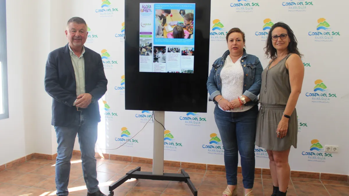 Más de medio centenar de estudiantes de Almáchar y Cómpeta protagonizan la VIII edición del Programa Ágora Infantil