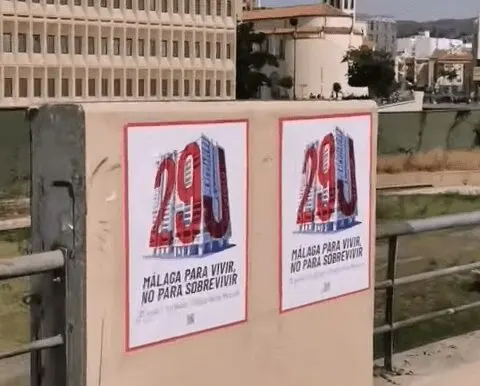 «Málaga para vivir, no para sobrevivir», la capital vive una histórica manifestación en defensa de la vivienda y contra la turistificación