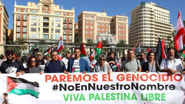Manifestación Palestina Málaga