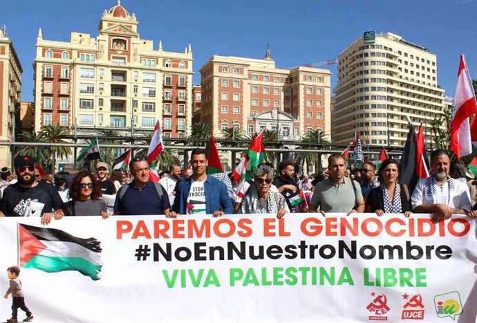 Manifestación Palestina Málaga