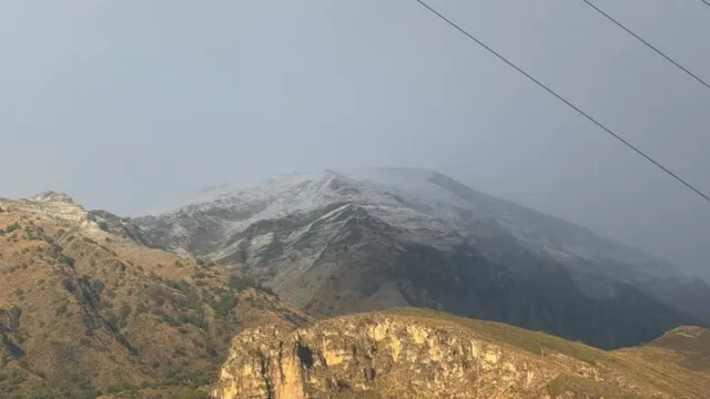 Llegan las primeras nieves a La Maroma