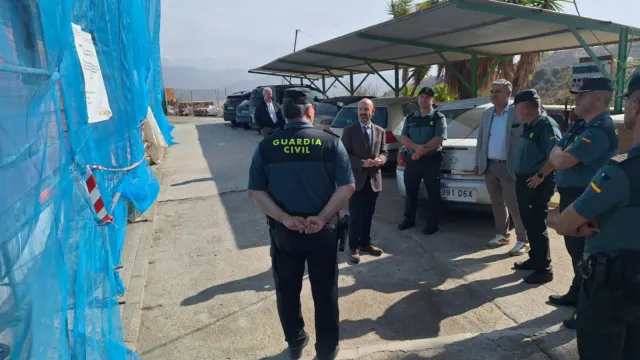 Las obras de reforma del cuartel de la Guardia Civil en Almáchar afrontan su recta final