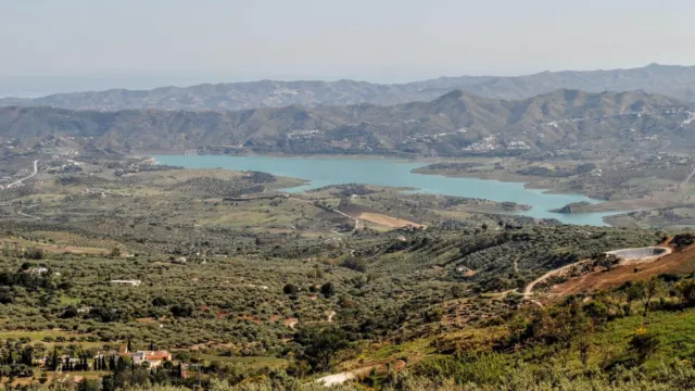El lado positivo de la DANA: El embalse de la Viñuela gana agua hasta situarse en un 25 de hectómetros cúbicos