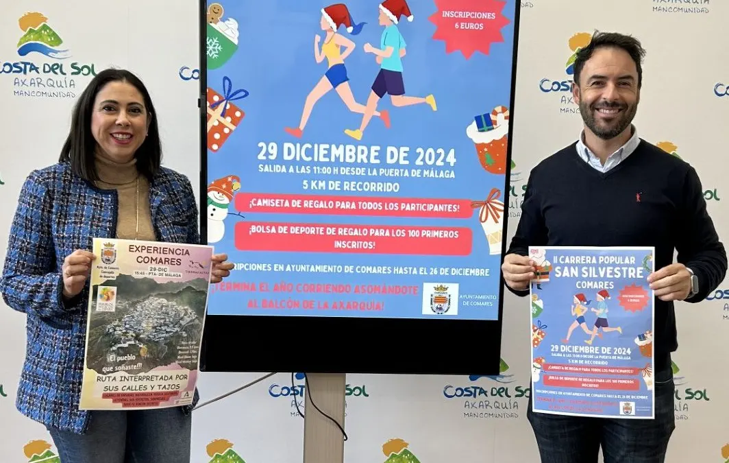 Comares despide el año con la II edición de la Carrera Popular de San Silvestre y una Ruta Interpretada por sus calles y tajos