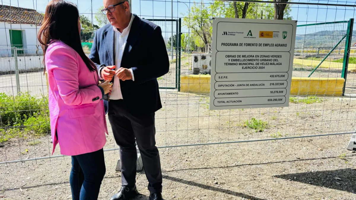 Vélez-Málaga mejora su zona recreativa de El Trapiche con una inversión de casi 68.000 euros