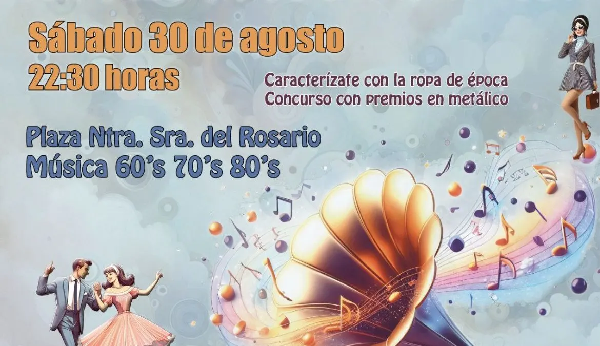 Canillas de Albaida viaja a los 60, 70 y 80 con la VIII Fiesta de la Gramola: un gran guateque para despedir agosto”