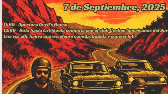 Aficionados al motor podrán disfrutar de una colección de coches y motos de la genuina industria americana este domingo en La Viñuela