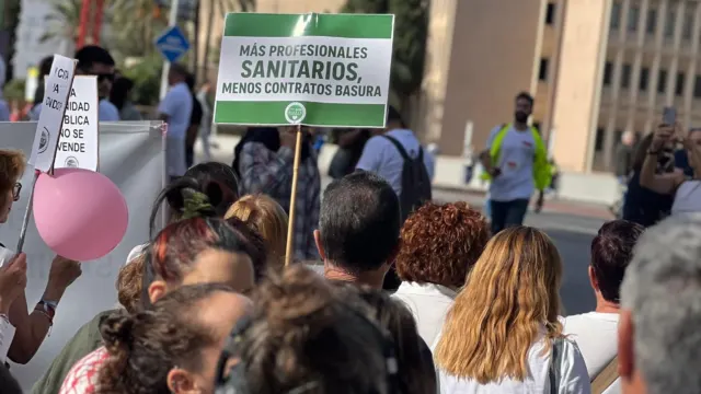 El PSOE de Torrox respalda la manifestación celebrada en Málaga en defensa de la sanidad pública