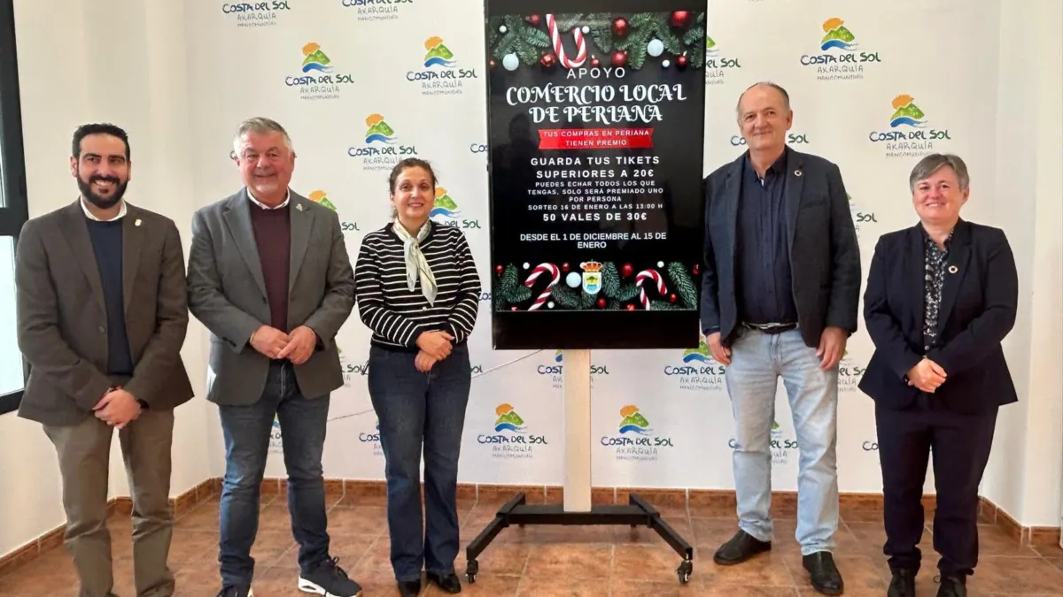 Las compras en los comercios locales de Periana tienen premio esta Navidad