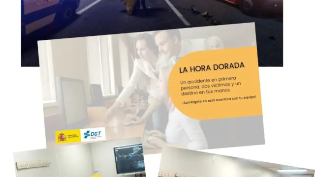 El Área Sanitaria Axarquía colabora con la DGT provincial en el “escape room: la hora de oro”