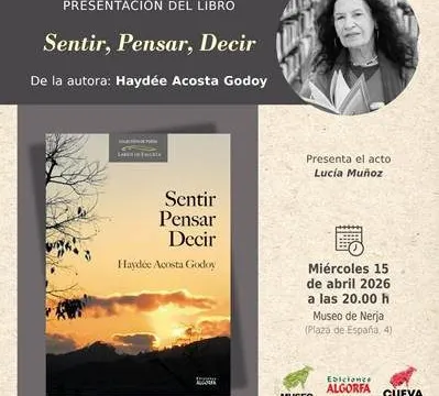 Presentación del libro “Sentir, pensar, decir”, de Haydée Acosta en el Museo de Nerja
