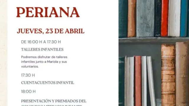 Periana celebra el Día del Libro con una tarde de talleres, premios literarios y poesía en la Biblioteca Municipal