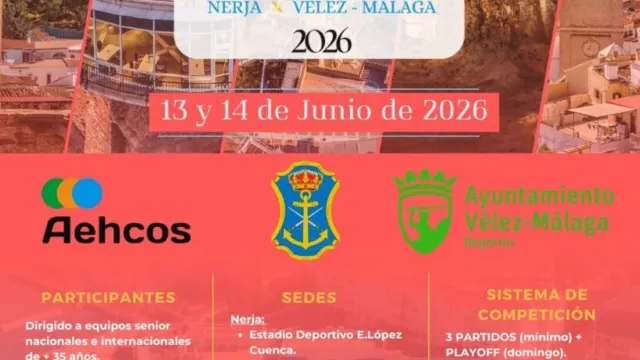 Vélez-Málaga será sede los días 13 y 14 de junio del mejor fútbol de veteranos con figuras nacionales e internacionales