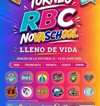 Rincón de la Victoria acogerá el Torneo Rincón Basket Novaschool `Lleno de Vida´ con 900 participantes procedentes de Andalucía y Ceuta