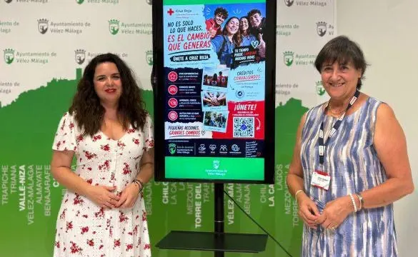 Vélez-Málaga se suma a la campaña de Cruz Roja para fomentar el voluntariado entre la juventud