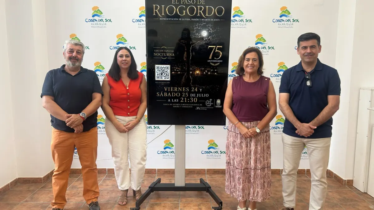 El Paso de Riogordo cumple 75 años con una edición especial nocturna