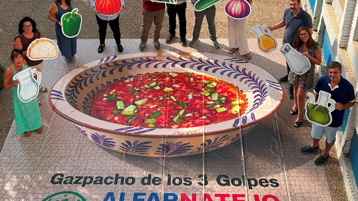 Alfarnatejo celebra este sábado la Fiesta del Gazpacho de los 3 Golpes