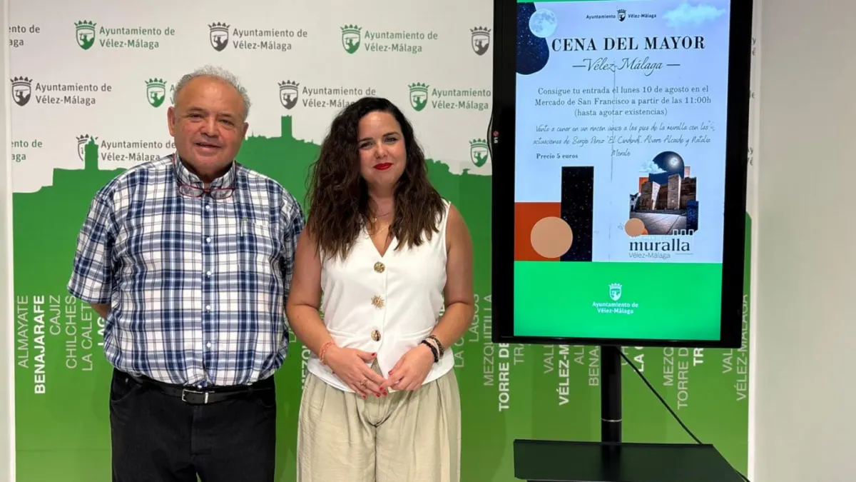 Vélez-Málaga rendirá homenaje a sus mayores con una gran cena “A los pies de la Muralla”
