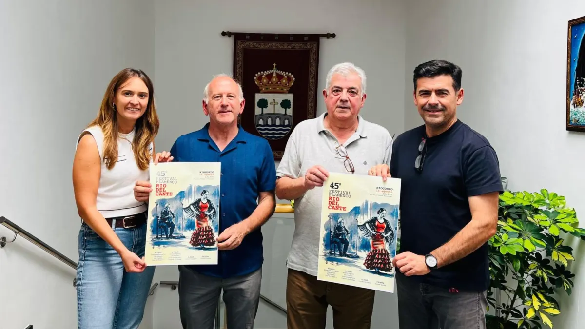 Riogordo presenta el cartel de la 45 edición del Festival Rio del Cante que se celebrará el viernes 14 de agosto