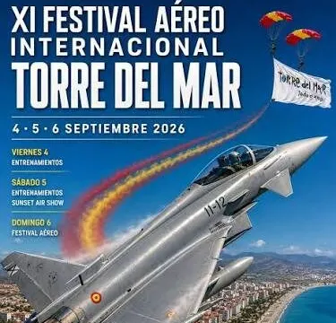 Torre del Mar presenta la XI edición de su Air Show con más de 33 aeronaves y la participación de la nueva Formación Mirlo