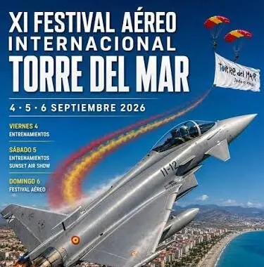 Torre del Mar presenta la XI edición de su Air Show con más de 33 aeronaves y la participación de la nueva Formación Mirlo