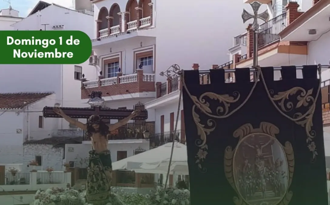 La tradición centenaria del Santo Cristo de la Banda Verde vuelve a recorrer las calles de Almáchar este 1 de noviembre