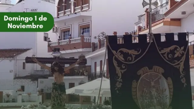 La tradición centenaria del Santo Cristo de la Banda Verde vuelve a recorrer las calles de Almáchar este 1 de noviembre