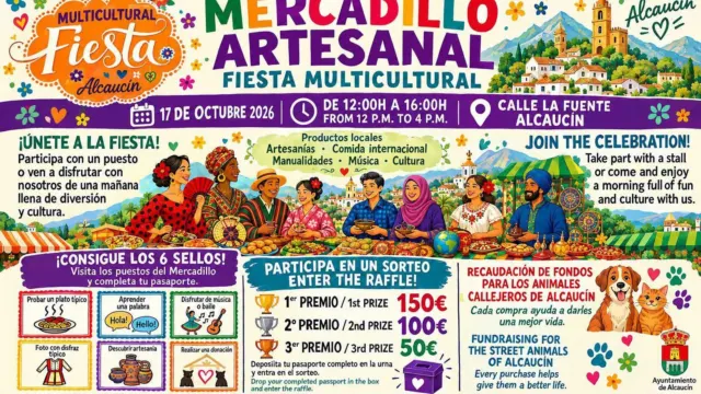 Alcaucín celebrará su fiesta multicultural el 17 de octubre con música en directo, gastronomía y un fin solidario